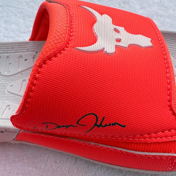 Under Armour Rock Project 3 Slides Flip Flops Men Size: 9 After Burn White Pink main image 4